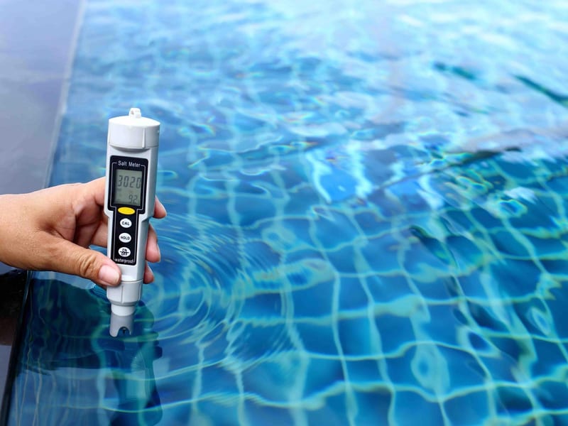 Luxury spa pool serviced by Pool Nerds